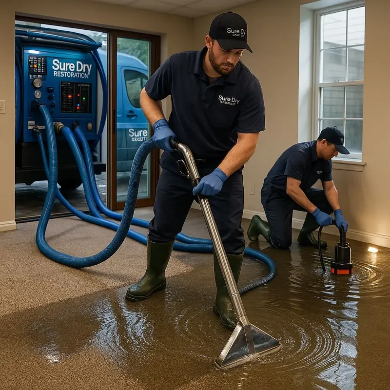 Water Extraction and Removal process in Pamlico County, NC